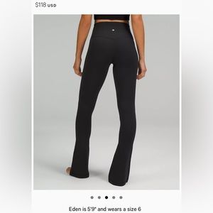 Lululemon High rise align mini flared pant🍋